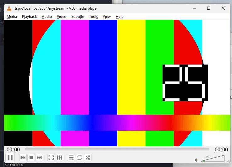 Running a Basic RTSP Test Stream